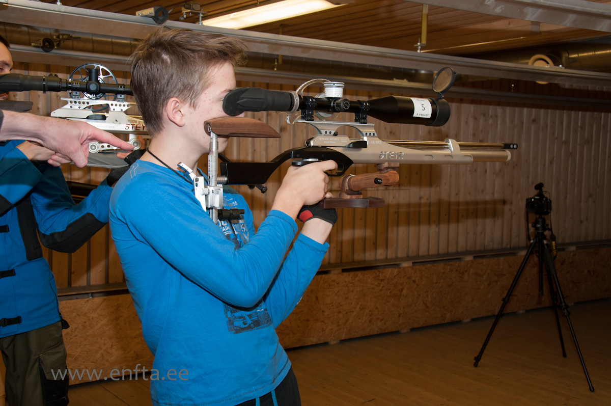 Rein Jr Reinu - Steyr LG 110 Field Target, Nikko Stirling Targetmaster 10-50x60